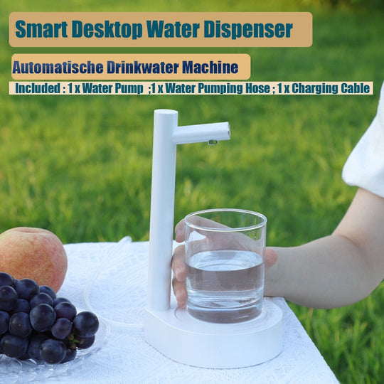 Bærbar Automatisk Vann Dispenser Kompakt Design 4