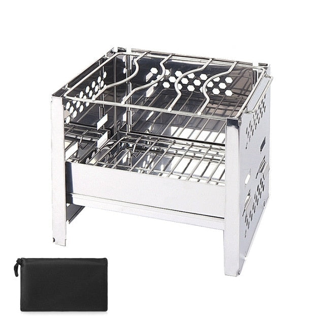 Bærbar BBQ Grill for Utendørs Bruk 5
