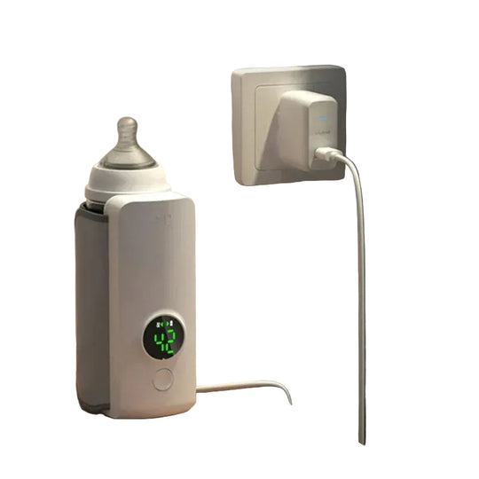 Bærbar Babyflaskevarmer med Temperaturkontroll 0