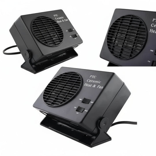 Bærbar Bilvarmer 12V Keramisk Med Termostat Kompakt Design 6