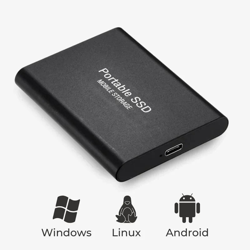 Bærbar Ekstern SSD Rask USB 3.1 Harddisk Kompakt Design 4