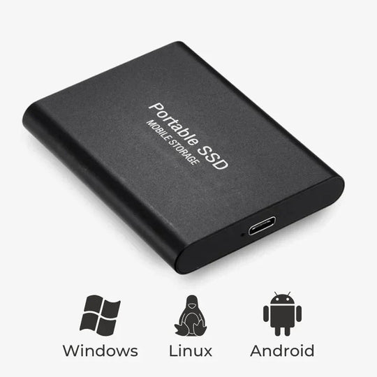 Bærbar Ekstern SSD Rask USB 3.1 Harddisk Kompakt Design 4