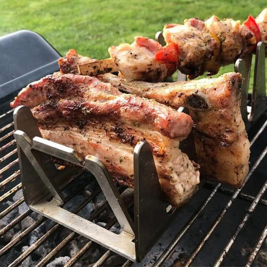 Bærbar Gassgrill Kompakt For Utendørs Grilling 5