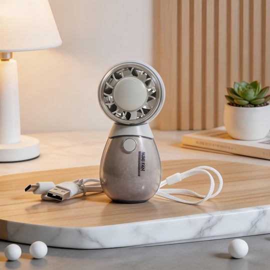 Bærbar Håndvifte for Damer med Lekent Design 4