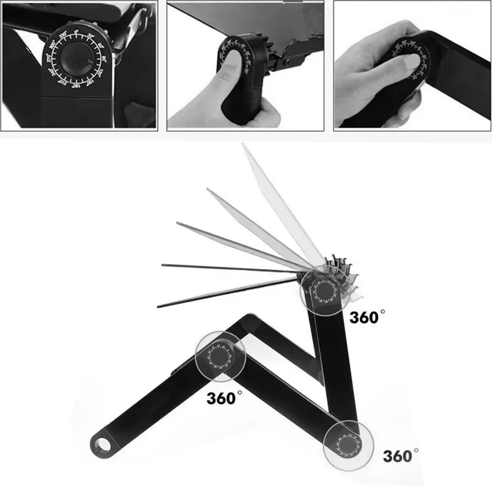 Bærbar Laptop Stativ Justerbar Høyde og Vinkel 3