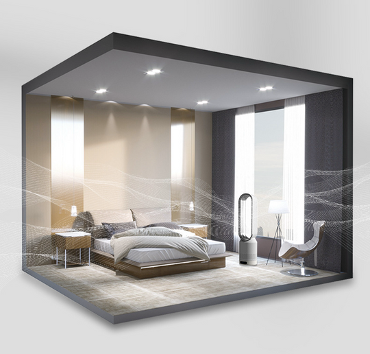 Bærbar Luftkjøler med Luftrenser og Oscillerende Vifte 7