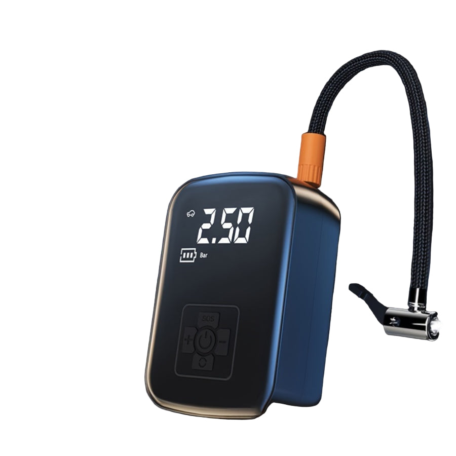 Bærbar Luftkompressor Digital med LED-lys 7