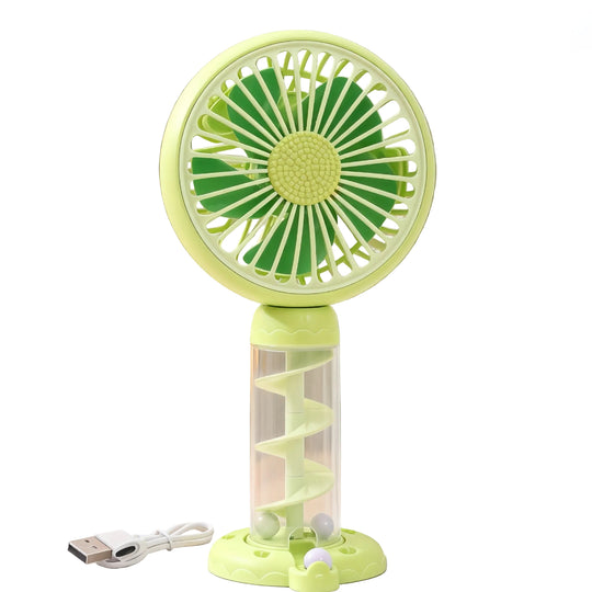 Bærbar Mini-USB Vifte med Spiraldesign 0