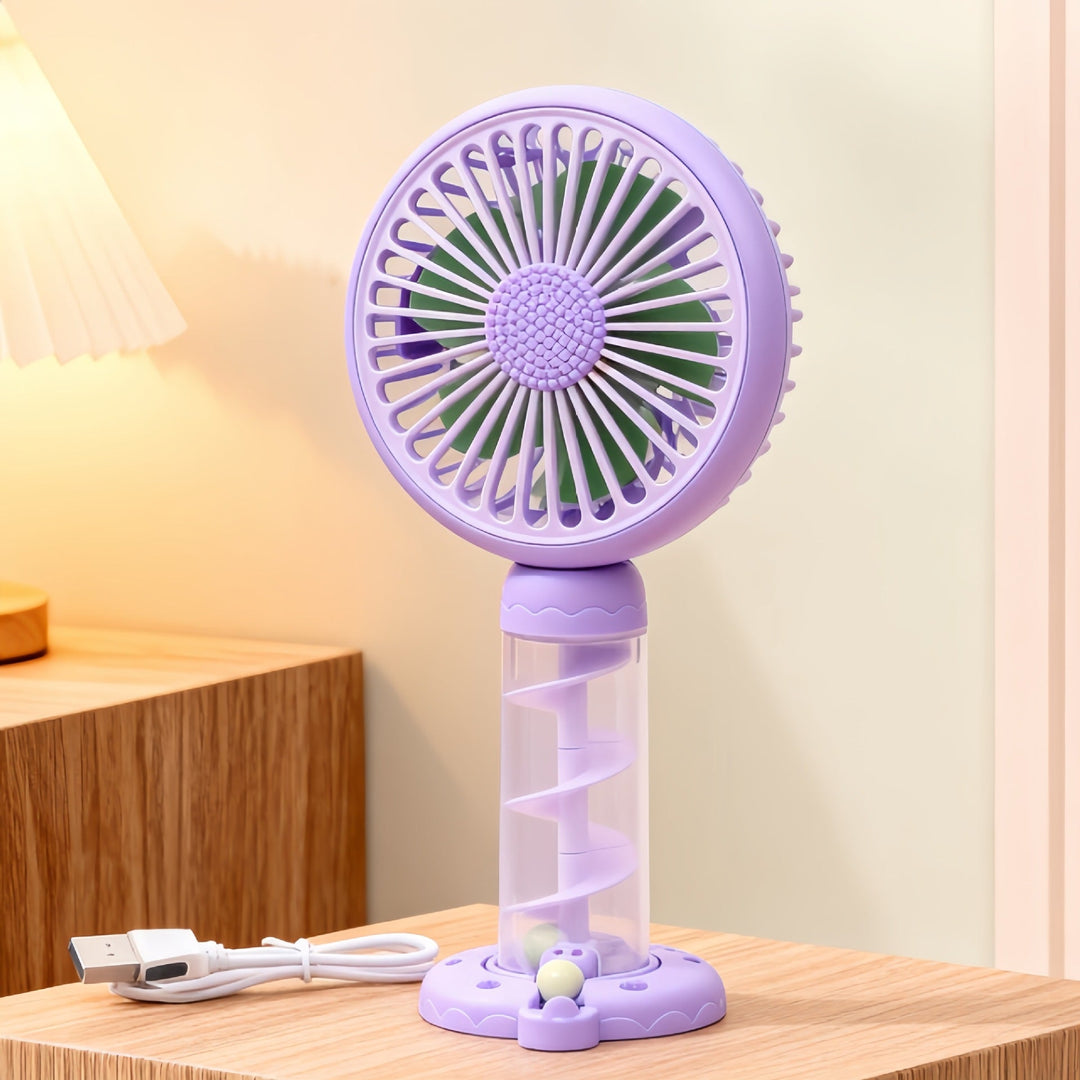 Bærbar Mini-USB Vifte med Spiraldesign 6