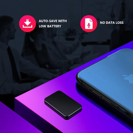 Bærbar Mini Stemmeopptaker 64GB Med Lang Opptakstid 4