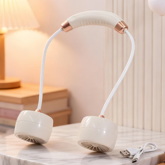 Bærbar Nakkevifte for Kvinner Justerbar Design 5