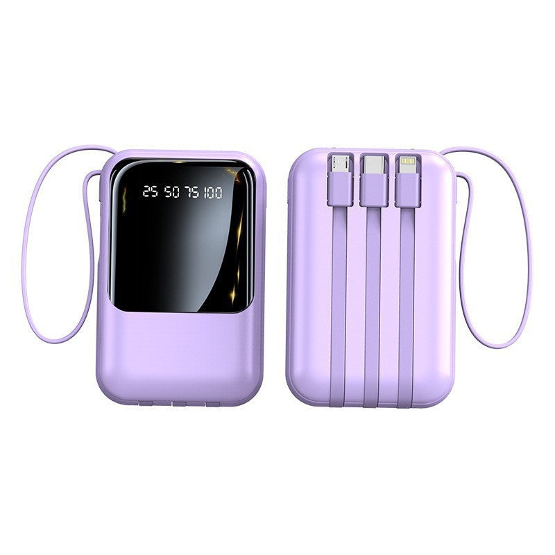 Bærbar Powerbank 20000mAh med LED-skjerm og Flere USB-porter Nødlader 2