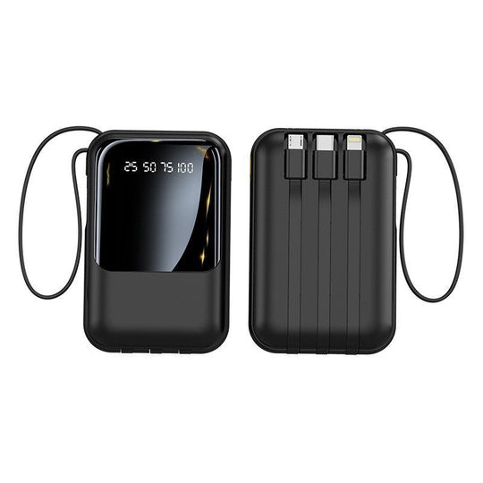 Bærbar Powerbank 20000mAh med LED-skjerm og Flere USB-porter Nødlader 8