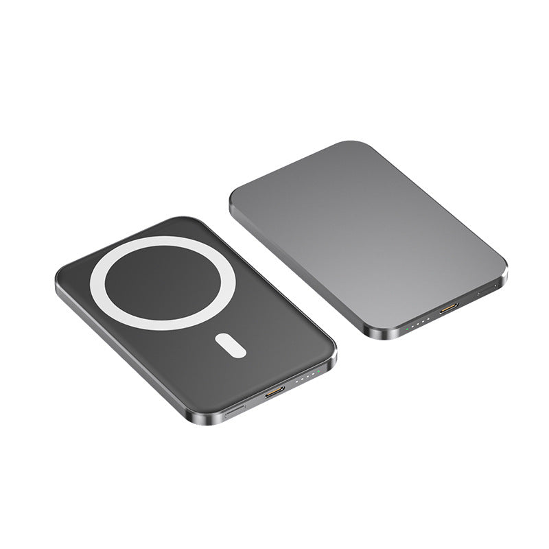 Bærbar Powerbank 20000mAh med Magnetisk Tilkobling og LED-Skjerm Nødlader 0