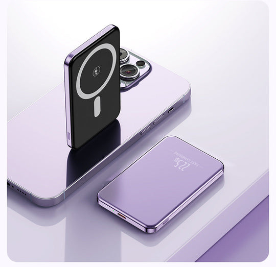 Bærbar Powerbank 20000mAh med Magnetisk Tilkobling og LED-Skjerm Nødlader 11