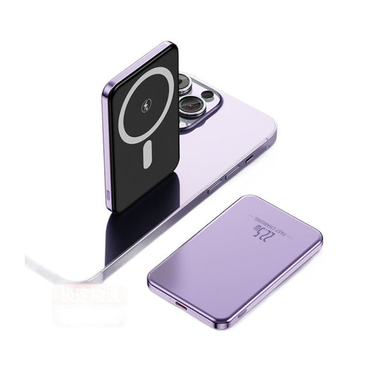 Bærbar Powerbank 20000mAh med Magnetisk Tilkobling og LED-Skjerm Nødlader 3
