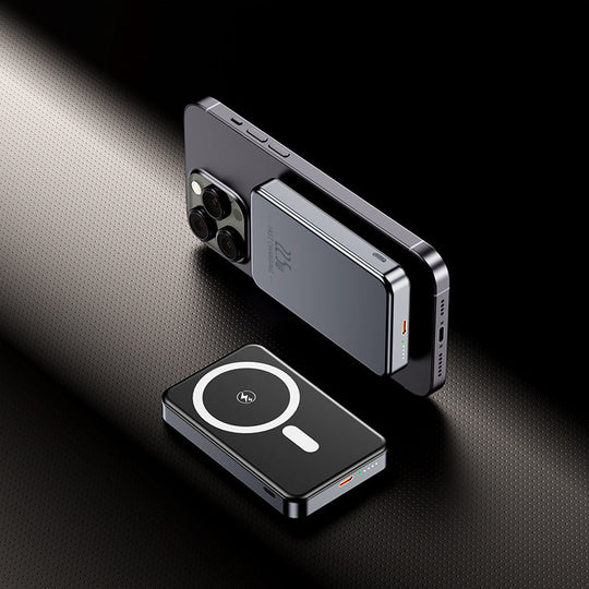 Bærbar Powerbank 20000mAh med Magnetisk Tilkobling og LED-Skjerm Nødlader 8