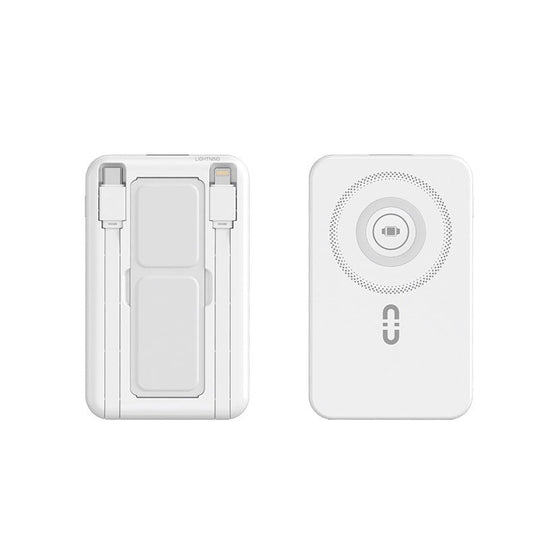 Bærbar Powerbank 20000mAh med Trådløs Lading og Magnetisk Tilkobling Nødlader 2