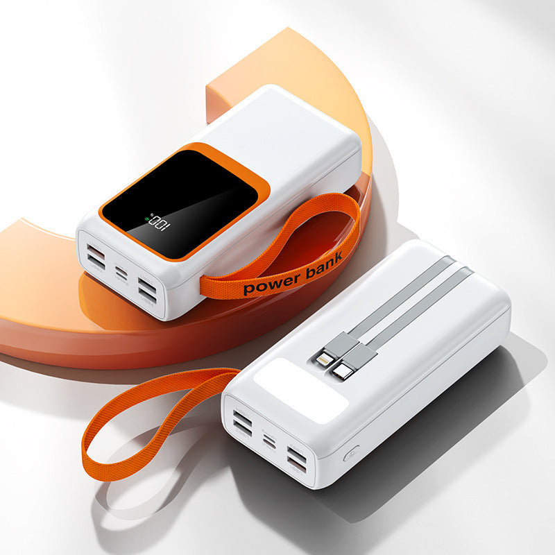 Bærbar Powerbank med Digitalt Display og Flere USB-porter 0