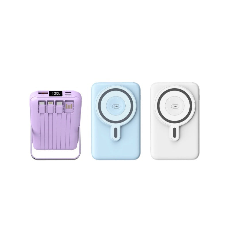 Bærbar Powerbank med MagSafe og USB-porter for Enkel Lading 1