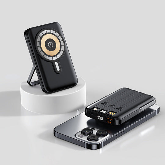 Bærbar Powerbank med Stativ for Rask Lading 5