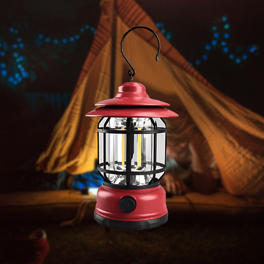Bærbar Retro Taklampe Smart Justerbar Belysning for Innendørs og Utendørs Bruk 3