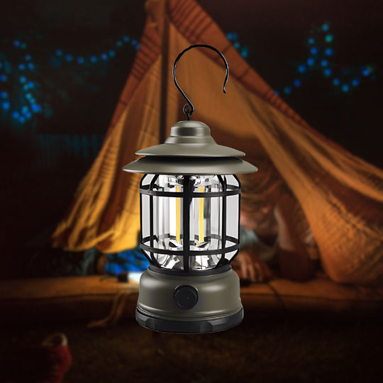 Bærbar Retro Taklampe Smart Justerbar Belysning for Innendørs og Utendørs Bruk 4