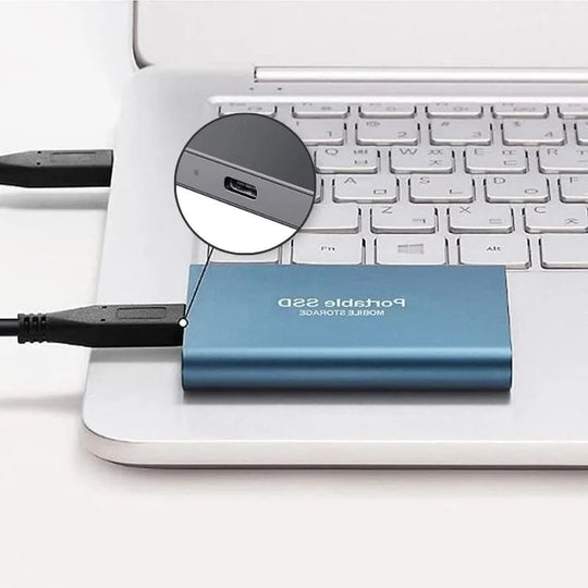 Bærbar SSD-lagring Aluminium 1TB-16TB Rask Overføring 1050 MB/s 6