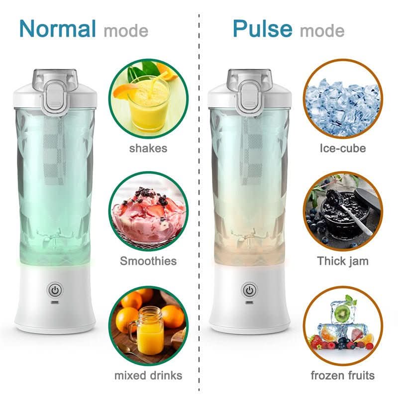 Bærbar Smoothieblender med Kraftig Motor 4
