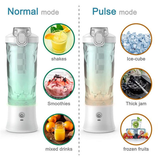 Bærbar Smoothieblender med Kraftig Motor 4