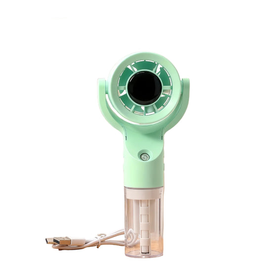 Bærbar Sprayvifte for Damer med USB-Lading Ergonomisk Design 0