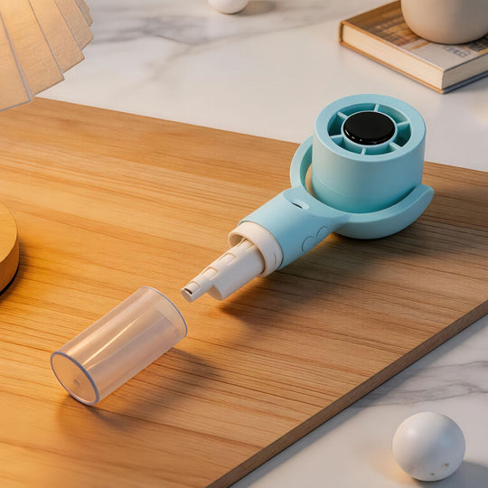 Bærbar Sprayvifte for Damer med USB-Lading Ergonomisk Design 1