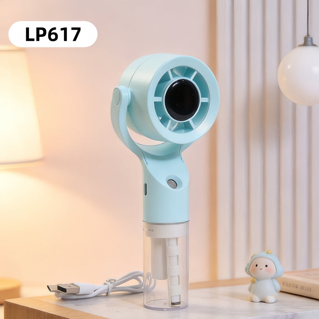 Bærbar Sprayvifte for Damer med USB-Lading Ergonomisk Design 11