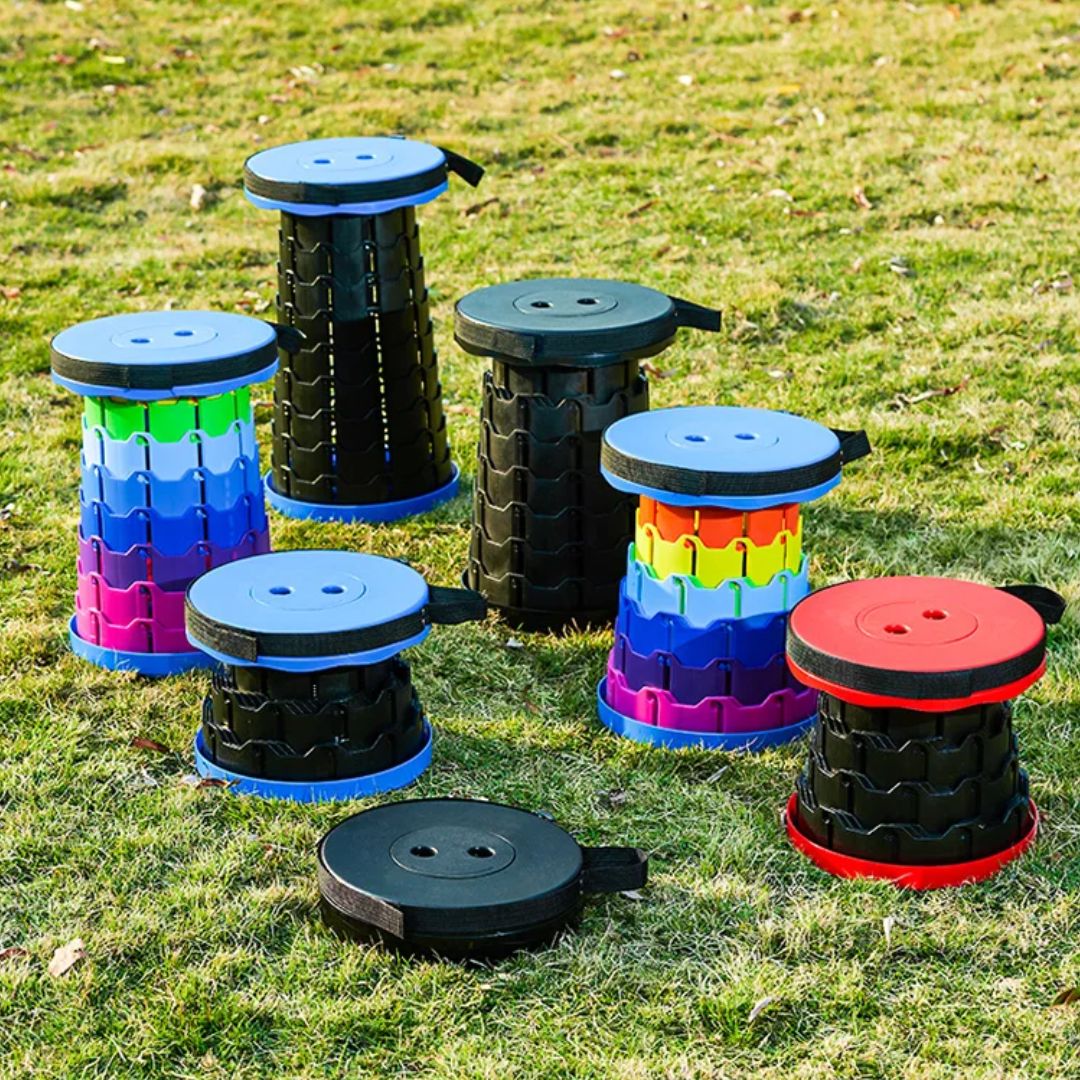 Bærbar Teleskopkrakk Utendørs Camping Stolen 1