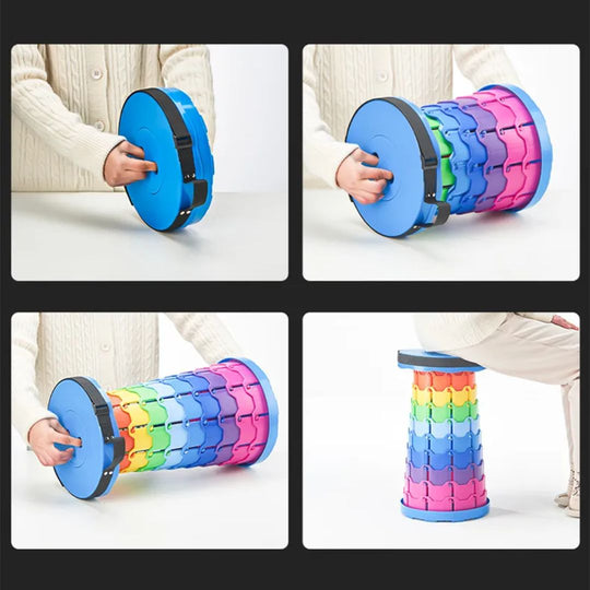 Bærbar Teleskopkrakk Utendørs Camping Stolen 5