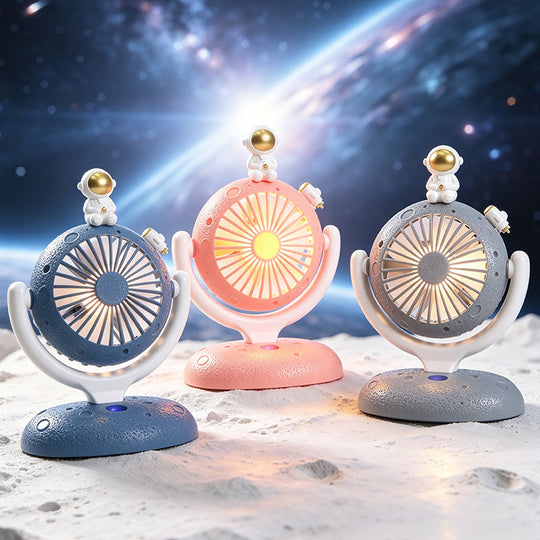 Bærbar USB-Bordvifte med Astronaut Design og LED-Belysning 1