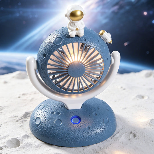 Bærbar USB-Bordvifte med Astronaut Design og LED-Belysning 3