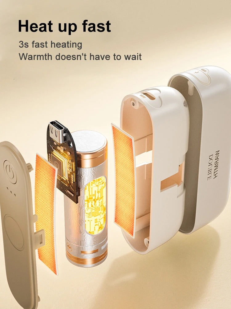 Bærbare Håndvarmere 2-Pack Med Magnetisk Design 1