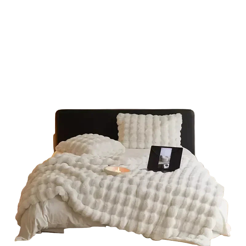 Bærbart Fuskepelsteppe for Komfort 6