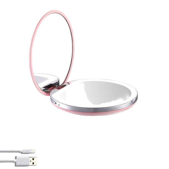 Bærbart LED Speil med Innebygd Belysning 0