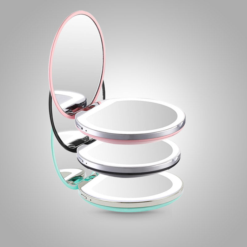 Bærbart LED Speil med Innebygd Belysning 5