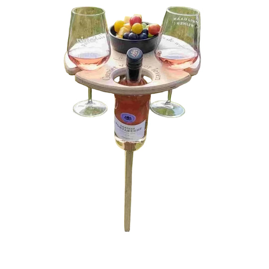Bærbart Piknikbord for Vin og Snacks 0