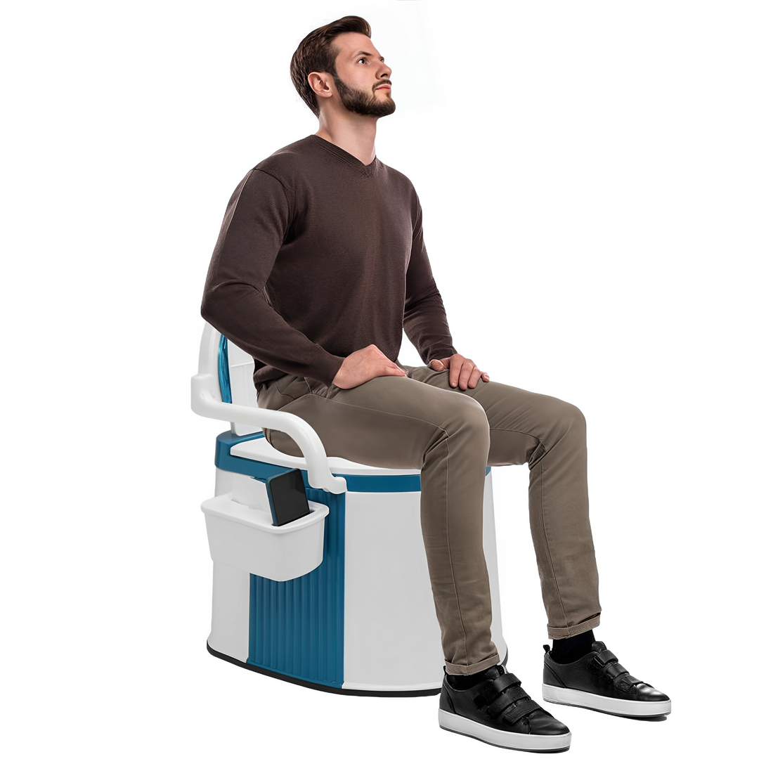 Bærbart Toalett for Voksne og Eldre med Ergonomisk Design 0