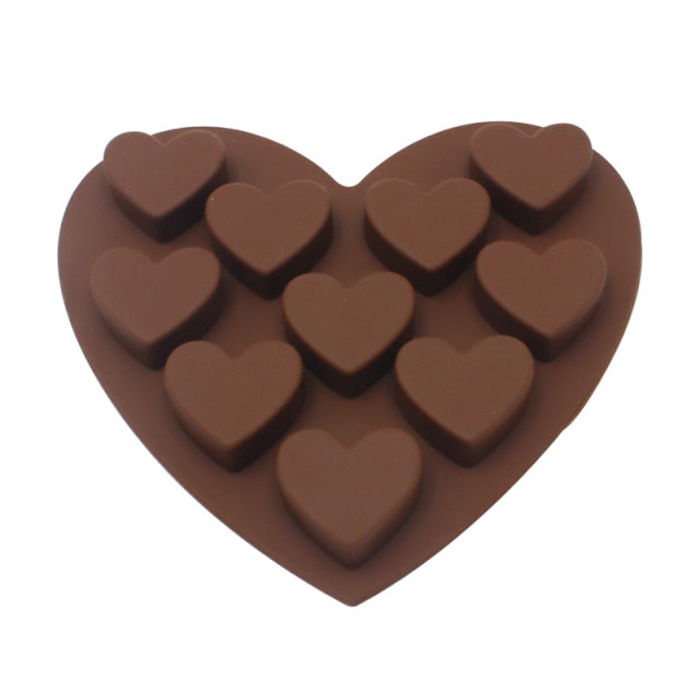 Baking Mold Heart Flower Design for Cakes and Chocolates 0
