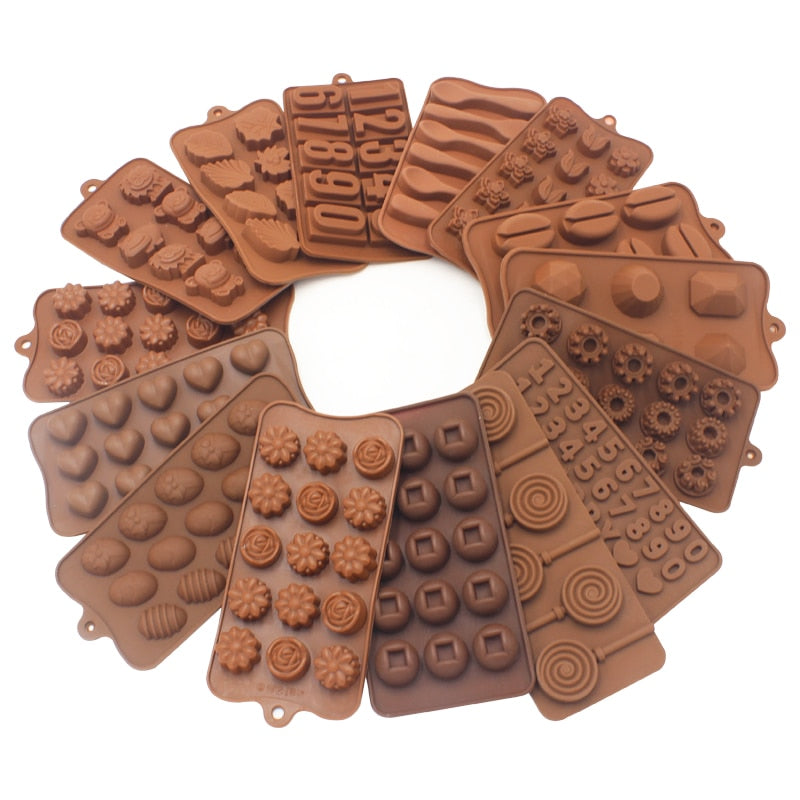 Baking Mold Heart Flower Design for Cakes and Chocolates 1