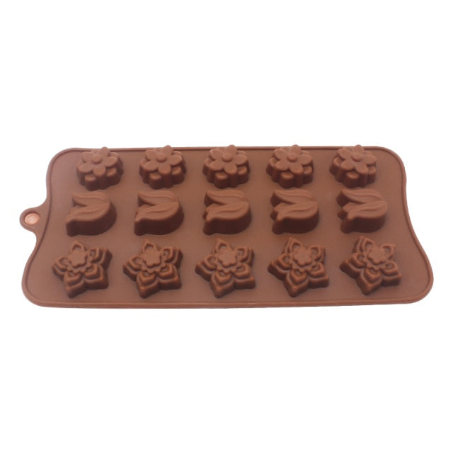 Baking Mold Heart Flower Design for Cakes and Chocolates 14
