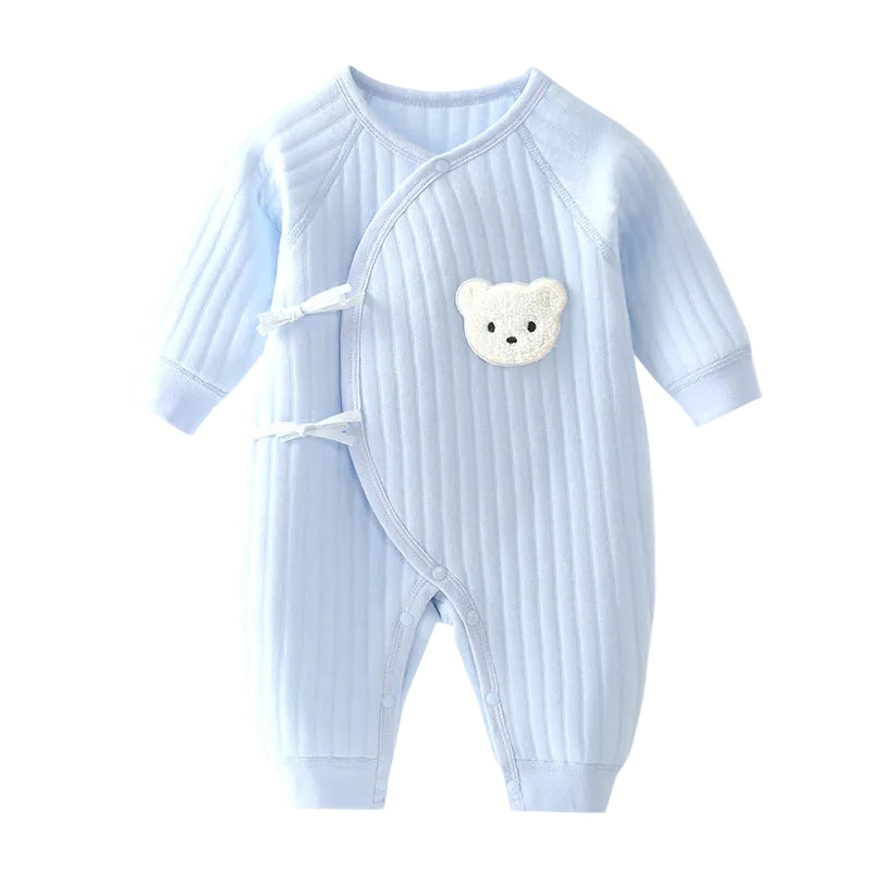 Barboteuse Bébé Hiver Design Ours 0