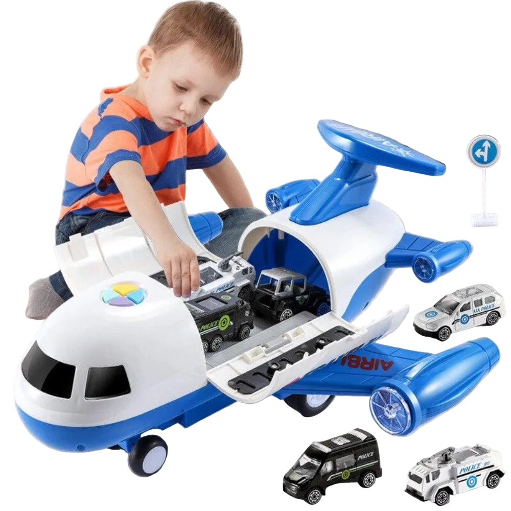 Barnas 3-i-1 Lekesett Med Fly Og Kjøretøy For Kreativ Lek 1
