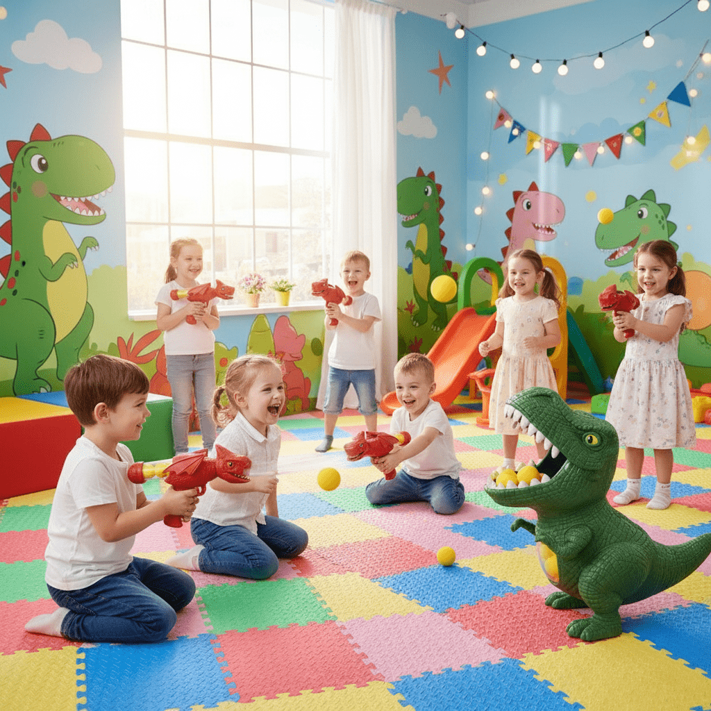 Barnas Dinosaur Skytespill Interaktivt 1