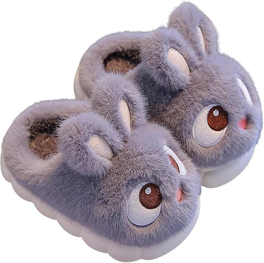 Barnas Fluffy Kanintøfler 0